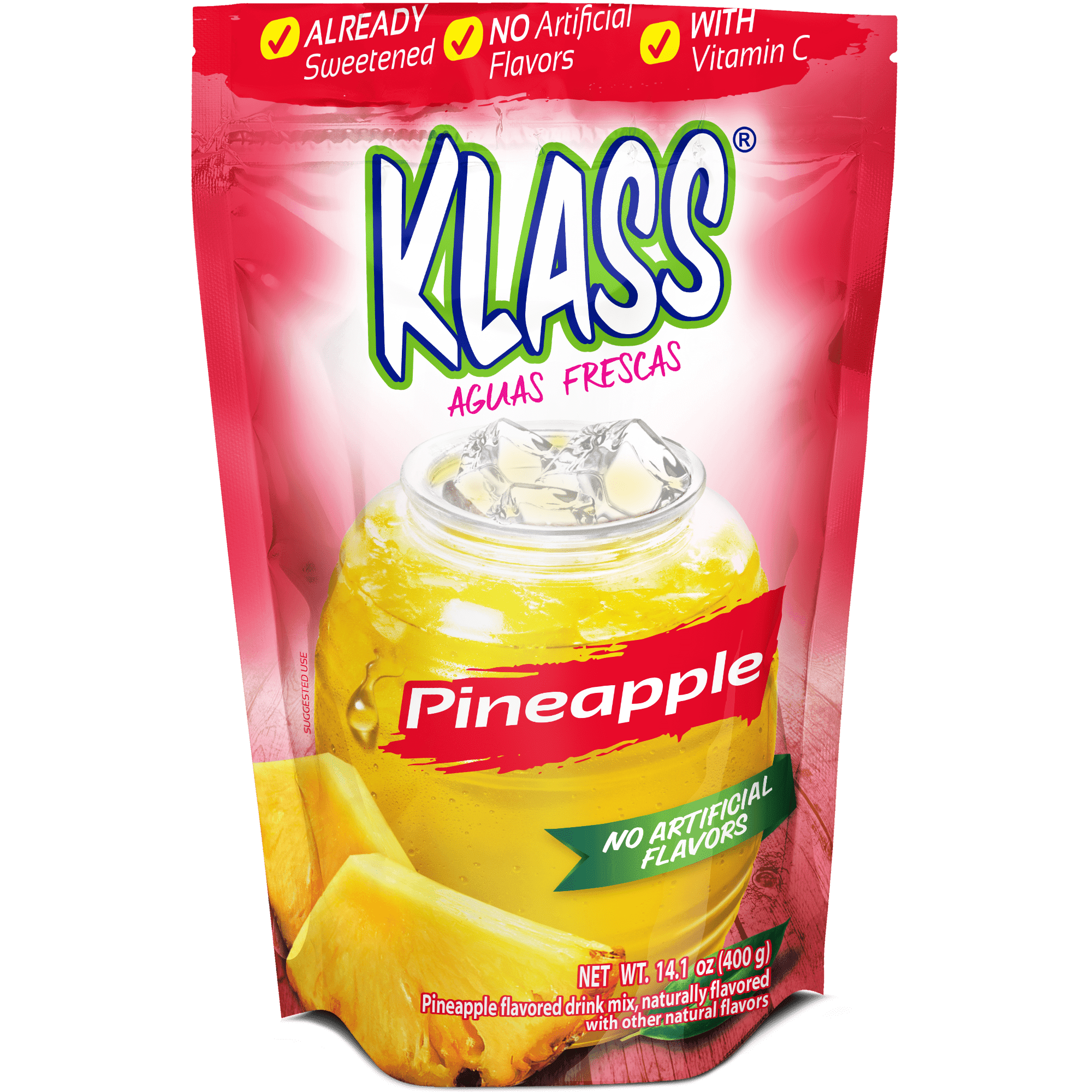 KLASS AGUAS FRESCAS PINEAPPLE 14.1OZ