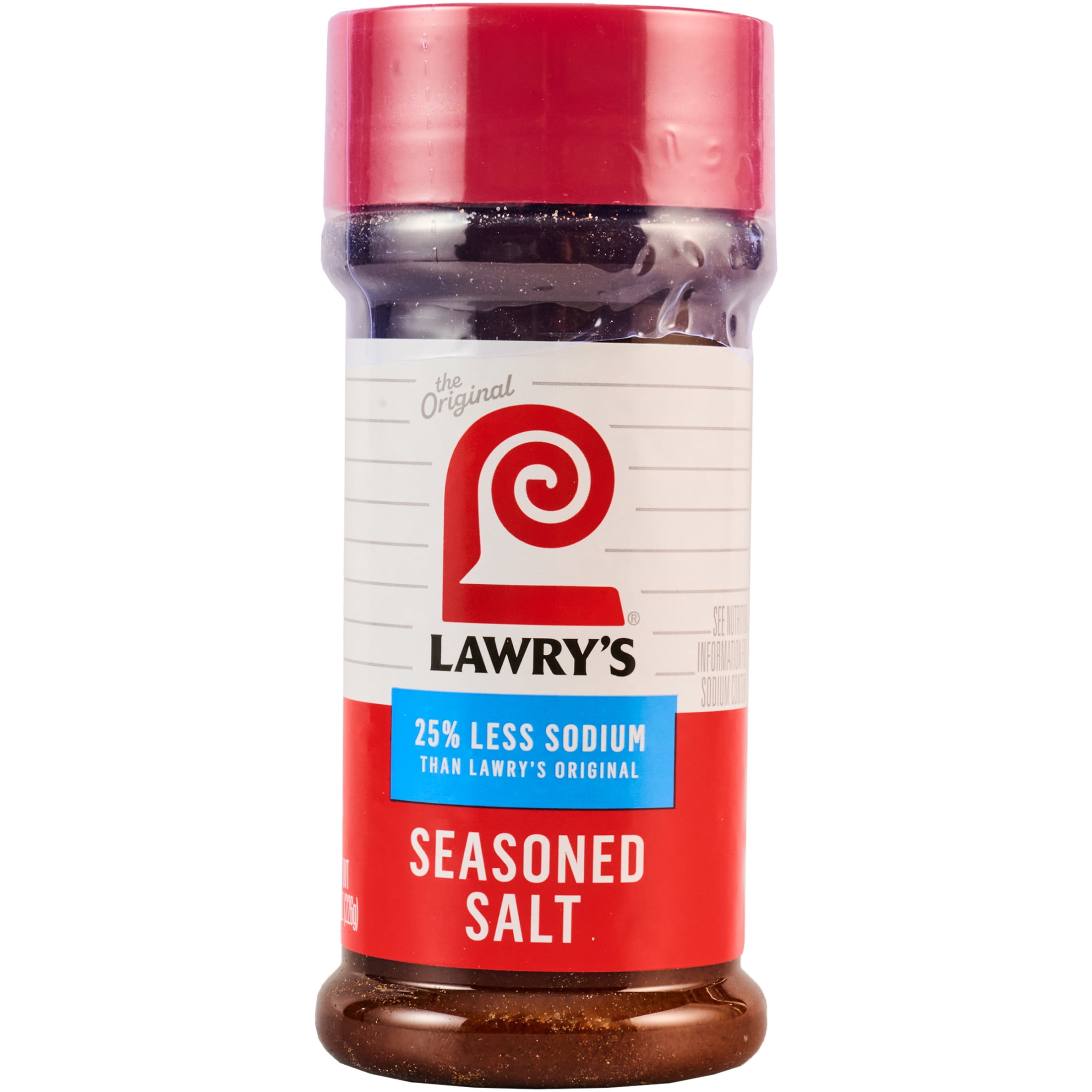 LAWRYS SEASONED SALT 25% LESS SODIUM 8OZ