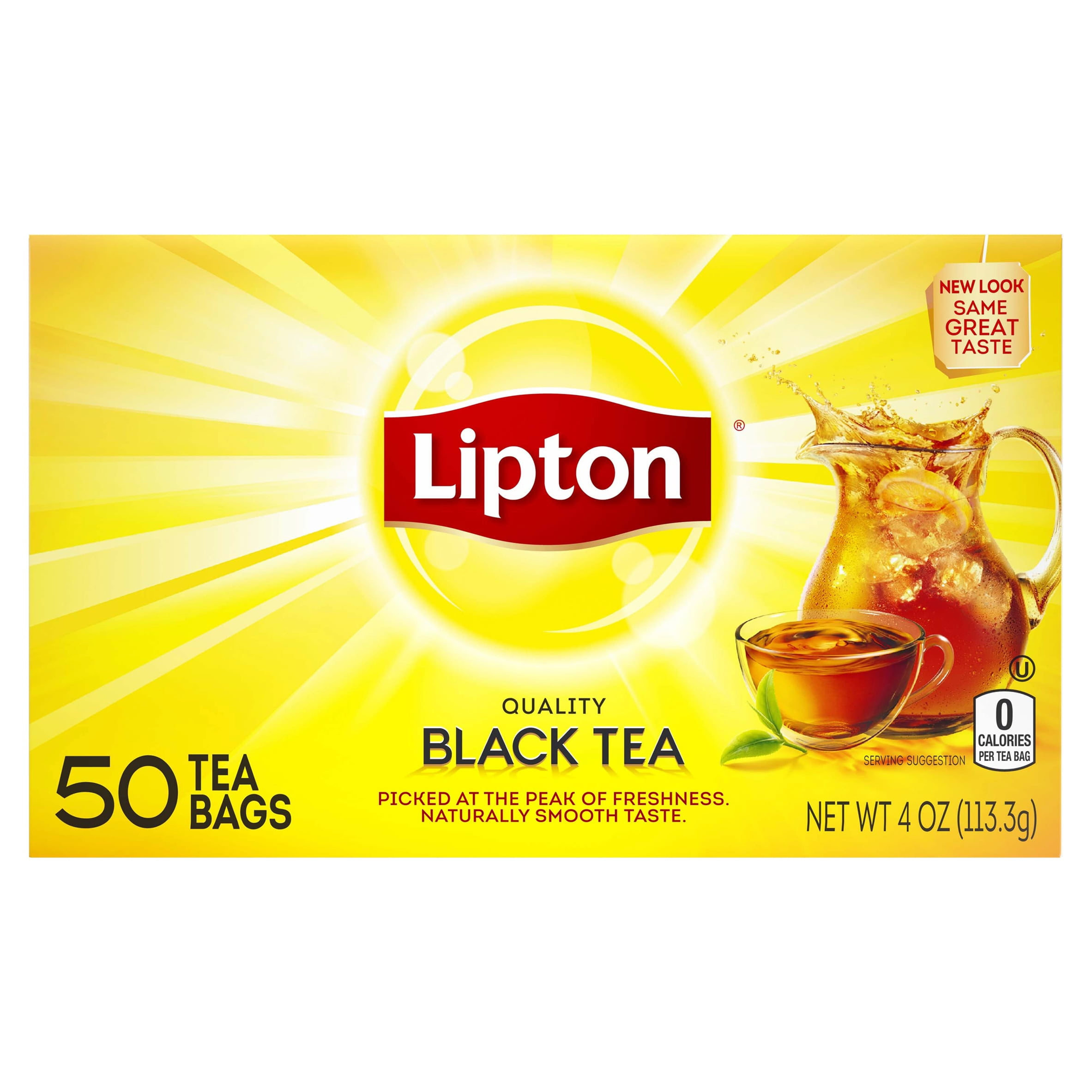 LIPTON BLACK TEA BAGS 50P
