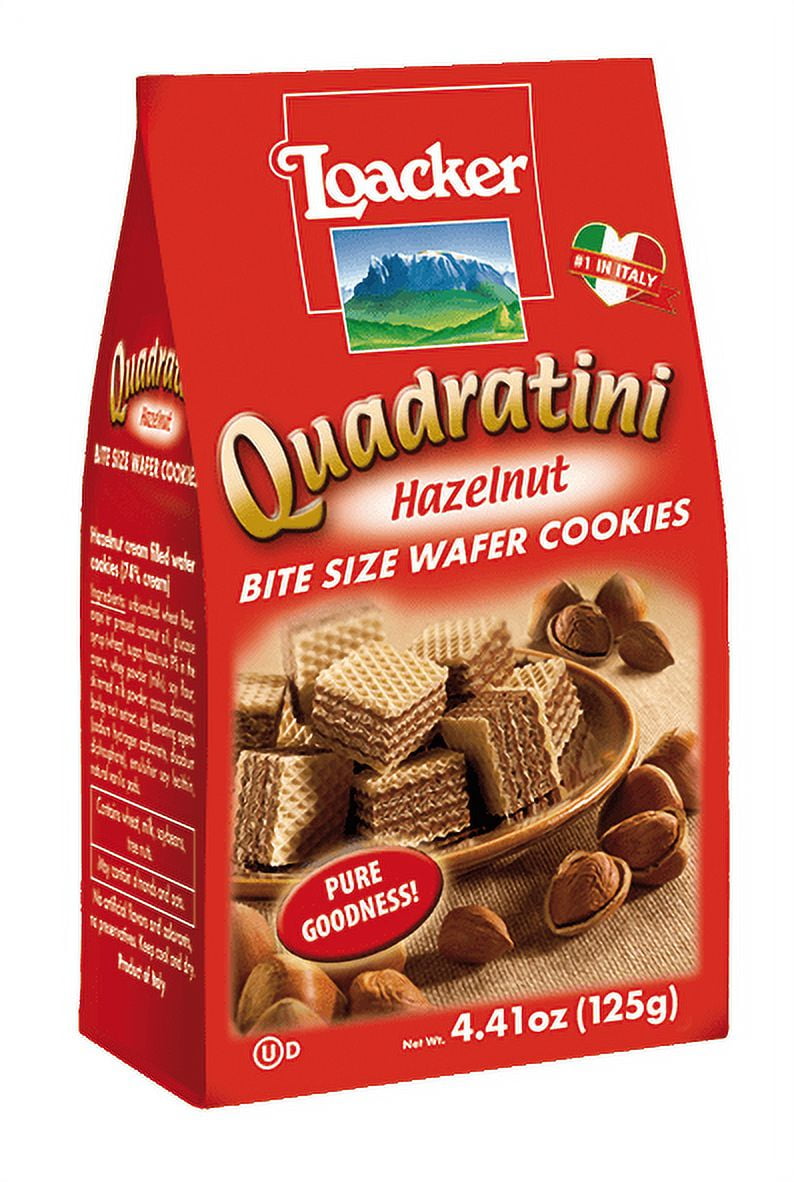 LOACKER QUADRATINI HAZELNUT 4.41OZ