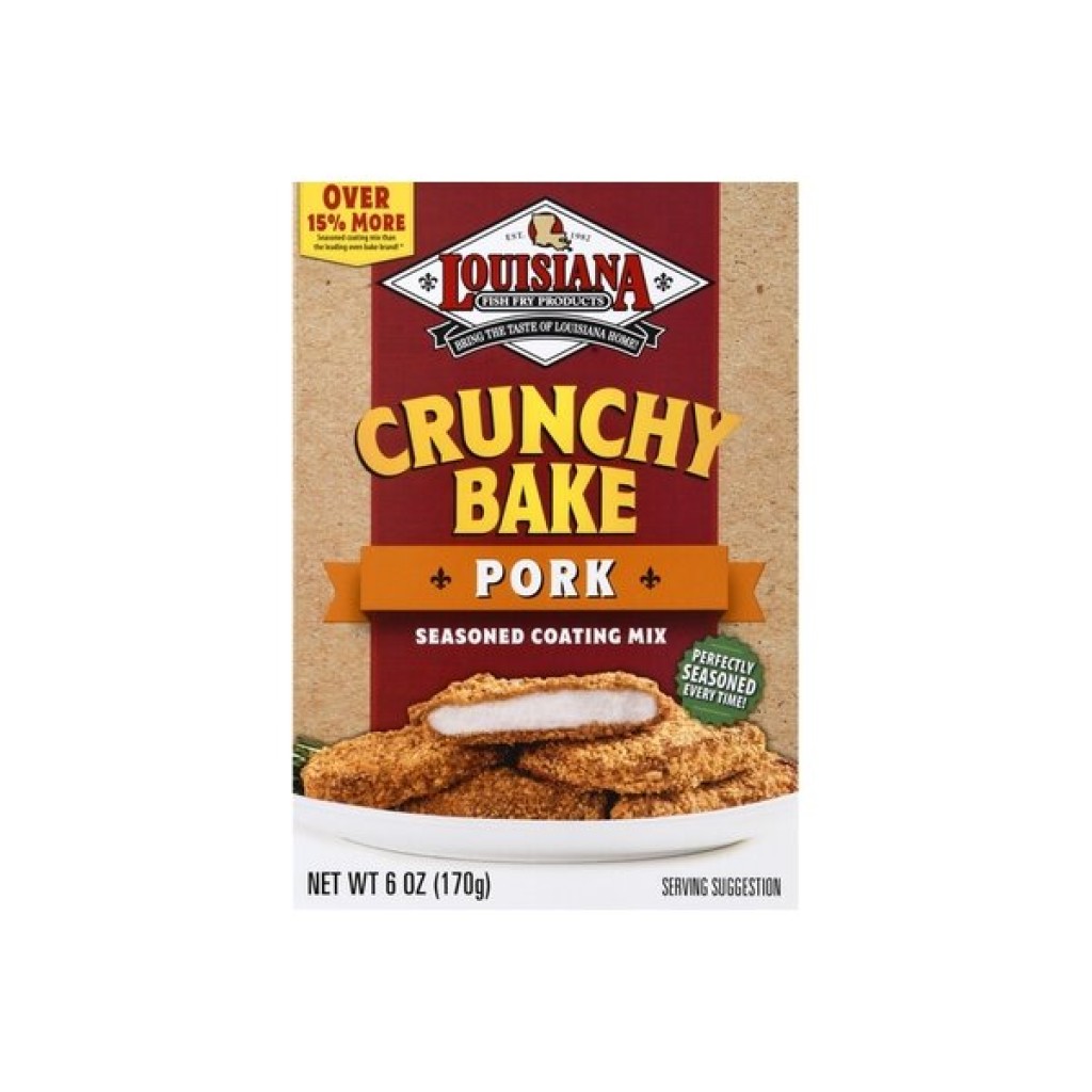 LOUISIANA CRUNCHY BAKE PORK 6OZ