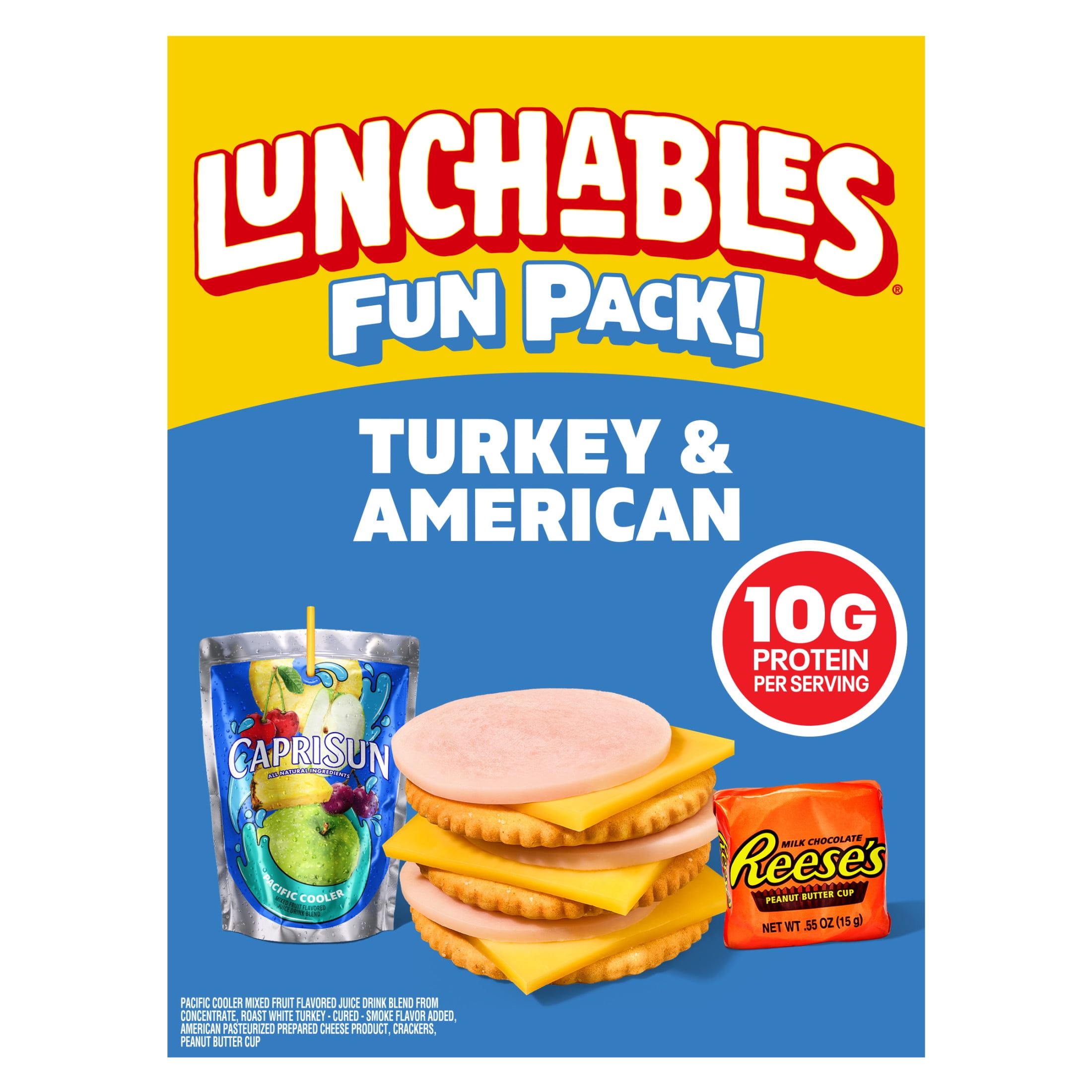 LUNCHABLES TURKEY AND AMERICAN 8.9OZ