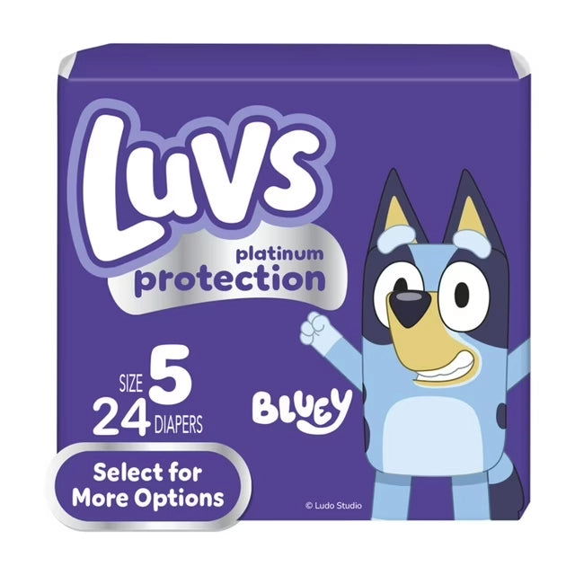 LUVS DIAPERS SIZE 5 24P
