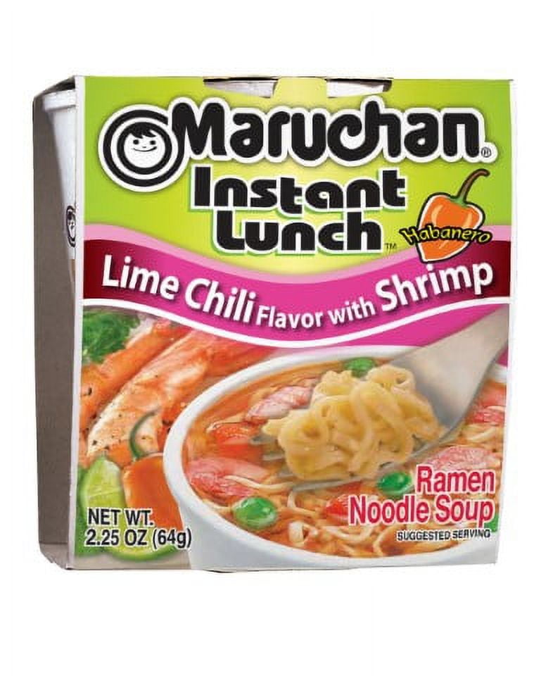 MARUCHAN LIME WITH SHRIMP 12P