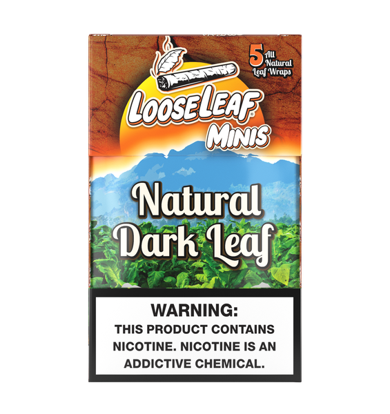 LOOSELEAF MINIS NATURAL DARK LEAF 5P