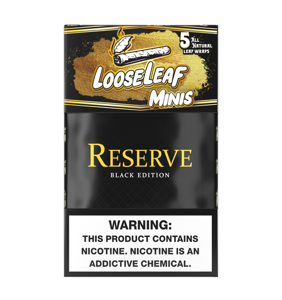 LOOSELEAF MINIS RESERVE BLACK 5P
