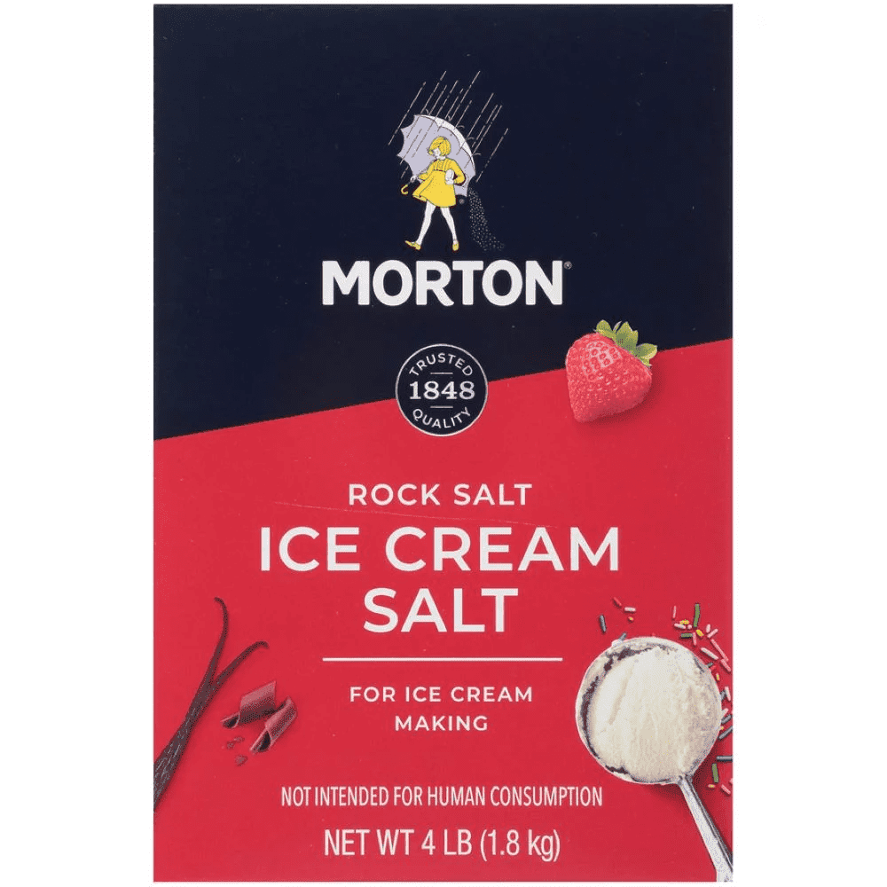 MORTON ROCK SALT ICE CREAM SALT 4LB