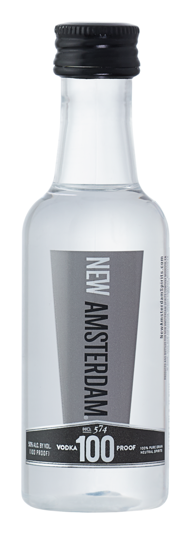 NEW AMSTERDAM VODKA 100 PROOF 50ML