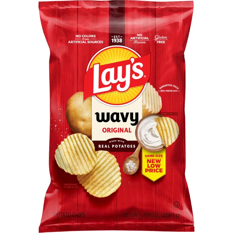 LAYS WAVY ORIGINAL 7.75OZ