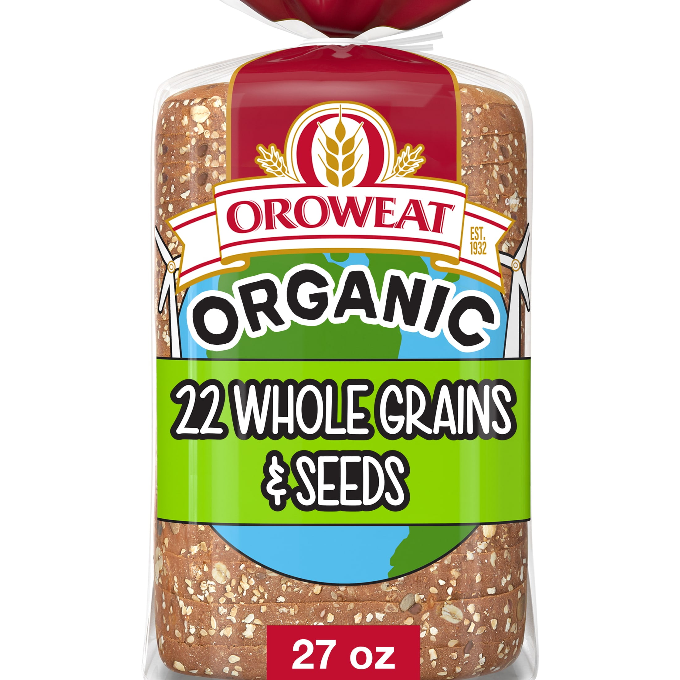 OROWEAT ORGANIC 22 WHOLE GRAINS 27OZ