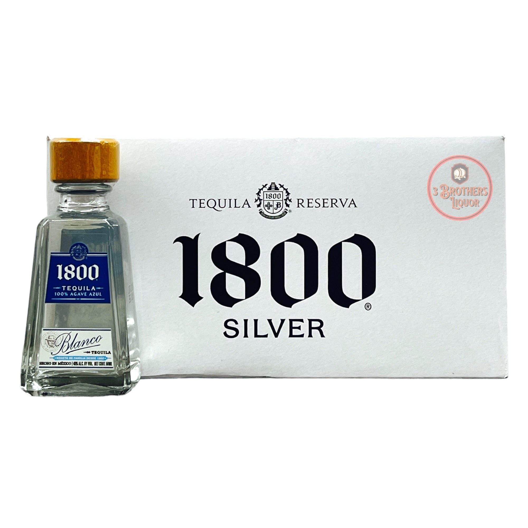 1800 TEQUILA SILVER 50ML
