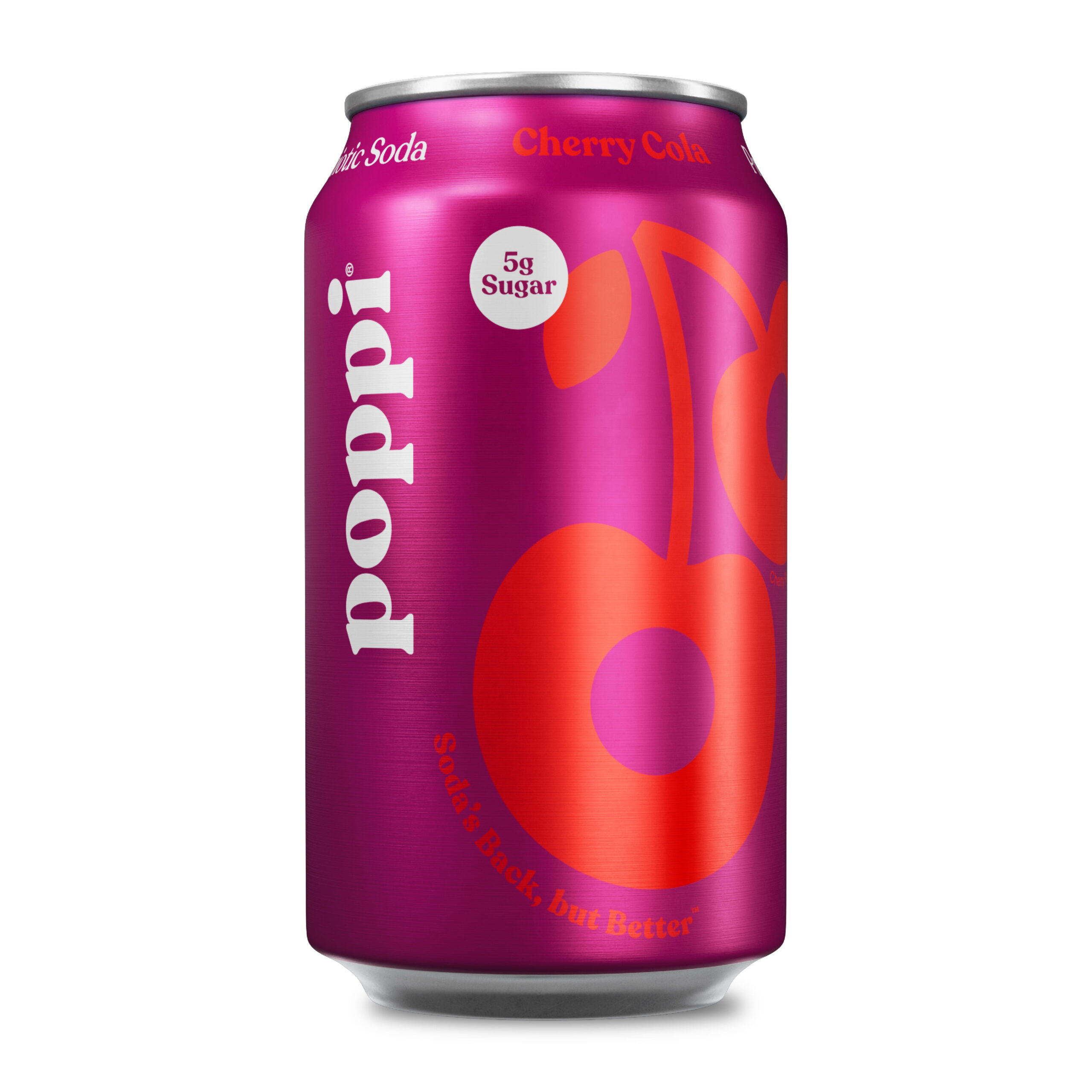 POPPI PREBIOTIC SODA CHERRY COLA 12OZ
