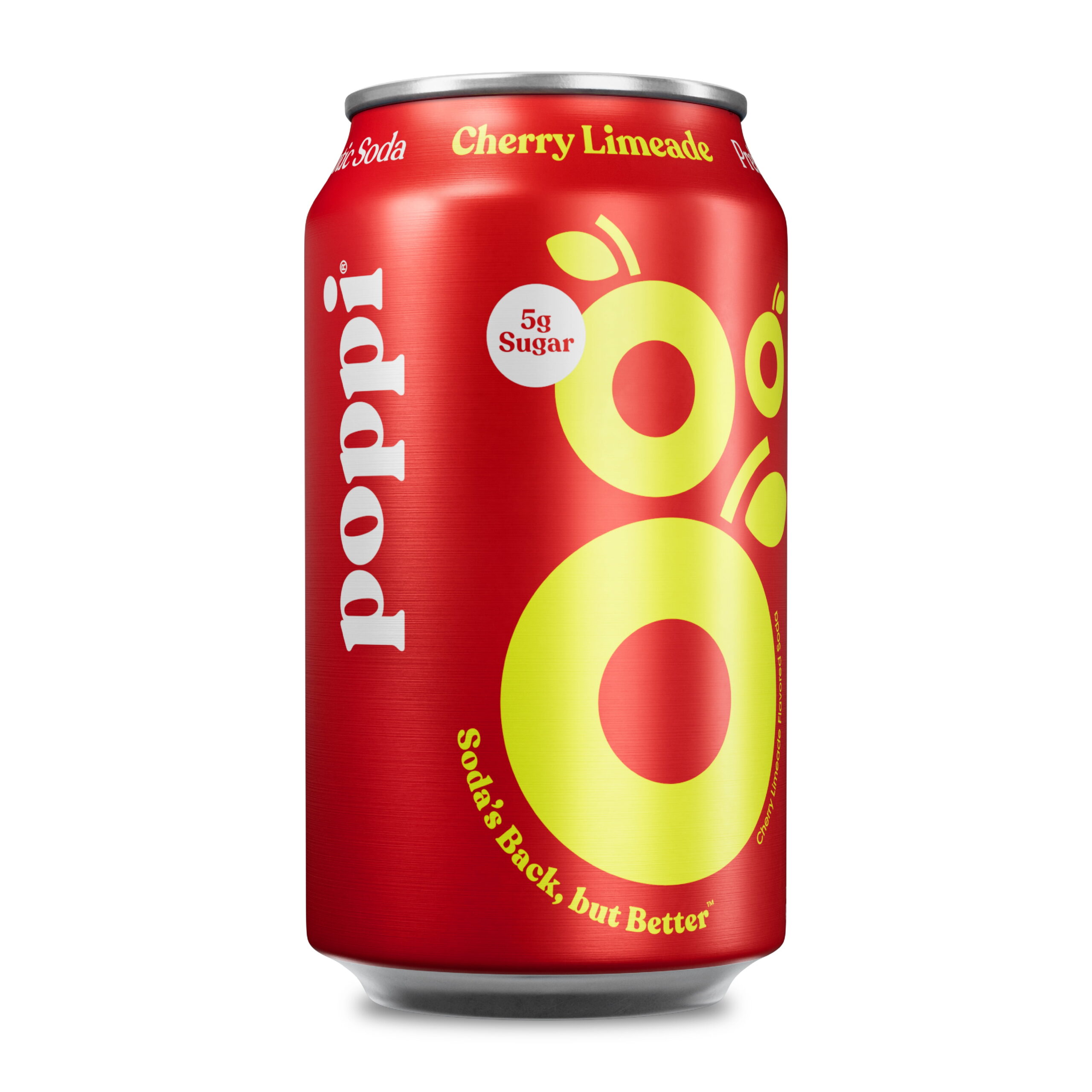 POPPI PREBIOTIC SODA CHERRY LIMEADE 12OZ