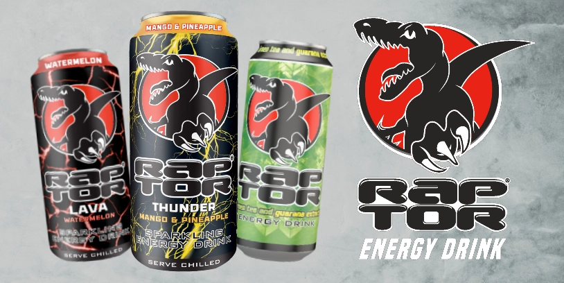 RAPTOR LAVA WATERMELON SPARKLING ENERGY DRINK