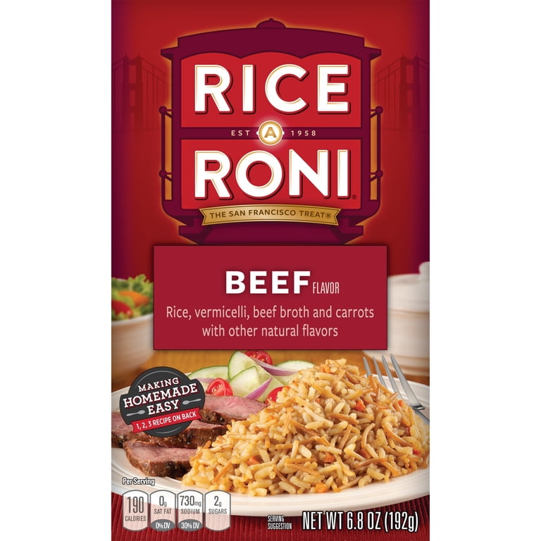 RICEARONI BEEF 6.8OZ