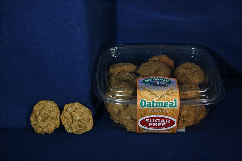 SPAANS OATMEAL COOKIES SUGAR FREE 10OZ