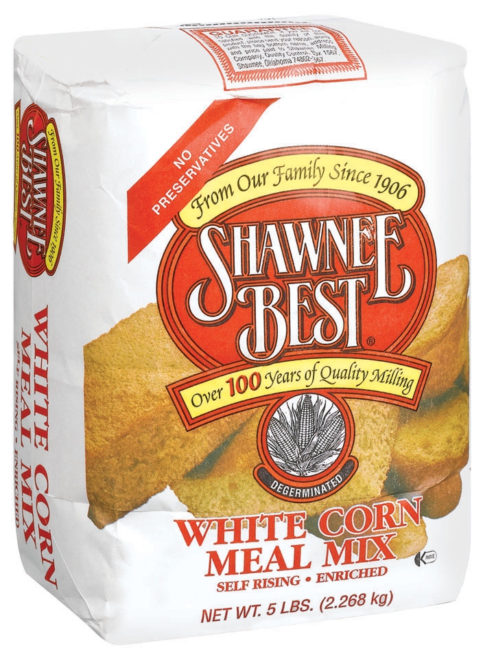 SHAWNEE BEST WHITE CORN MEAL 5LB