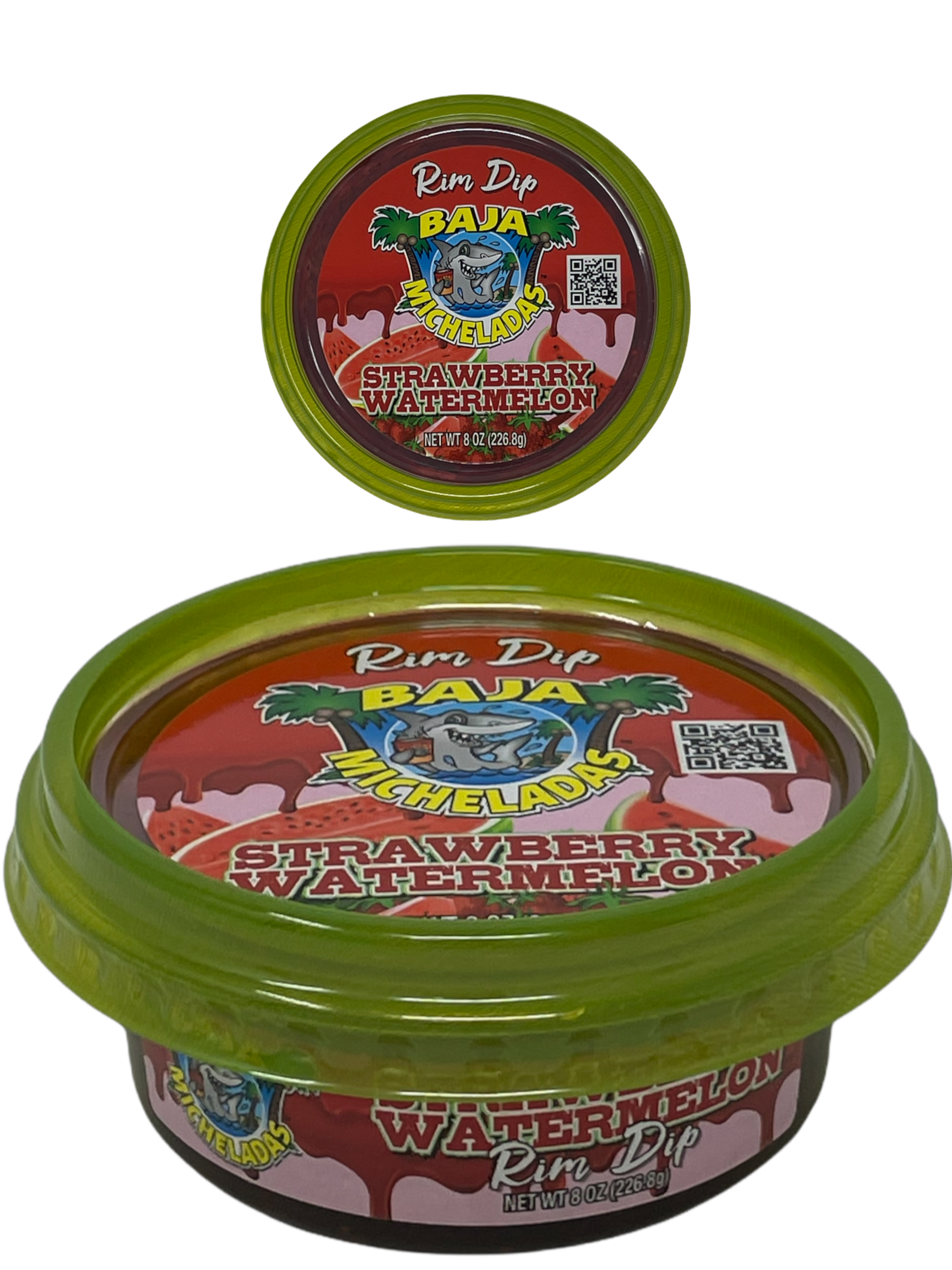 BAJA MICHELADAS RIM DIP STRAWBERRY WATERMELON 8OZ