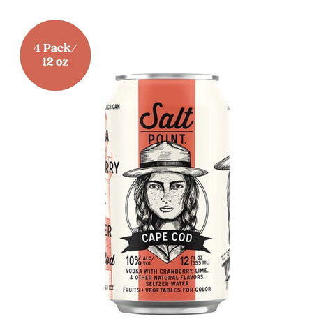 SALT POINT CAPE COD CANNED COCKTAIL 4P 12OZ