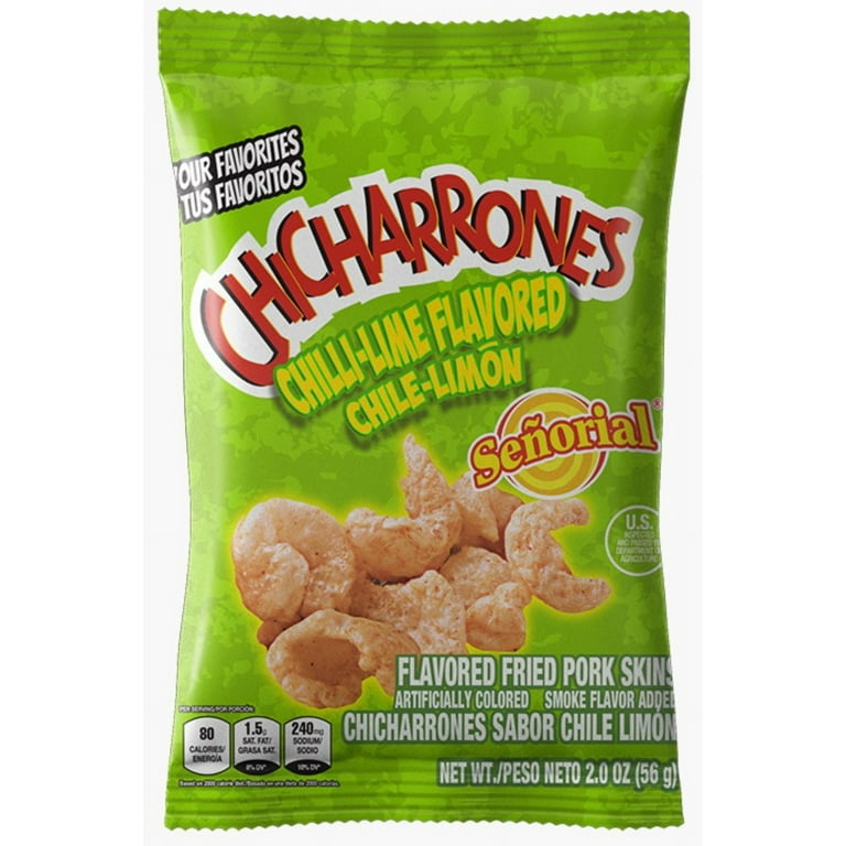 SENORIAL CHILI LIME PORK SKINS 2 OZ