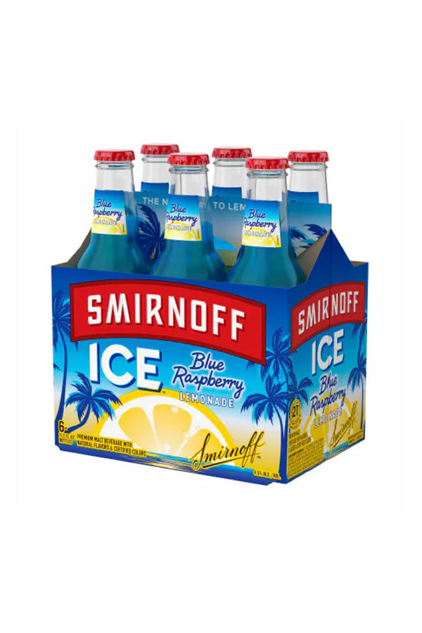 SMIRNOFF ICE BLUE RASPBERRY 6PK