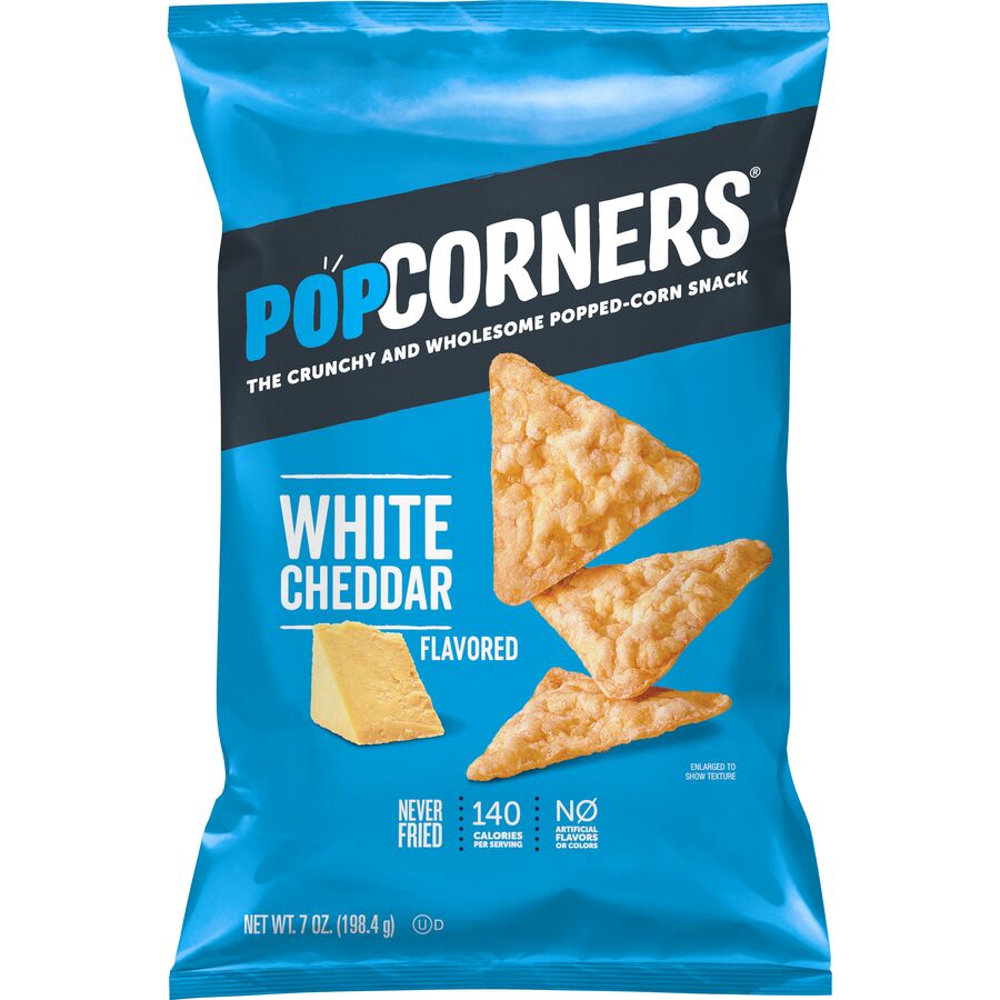 POPCORNERS WHITE CHEDDAR