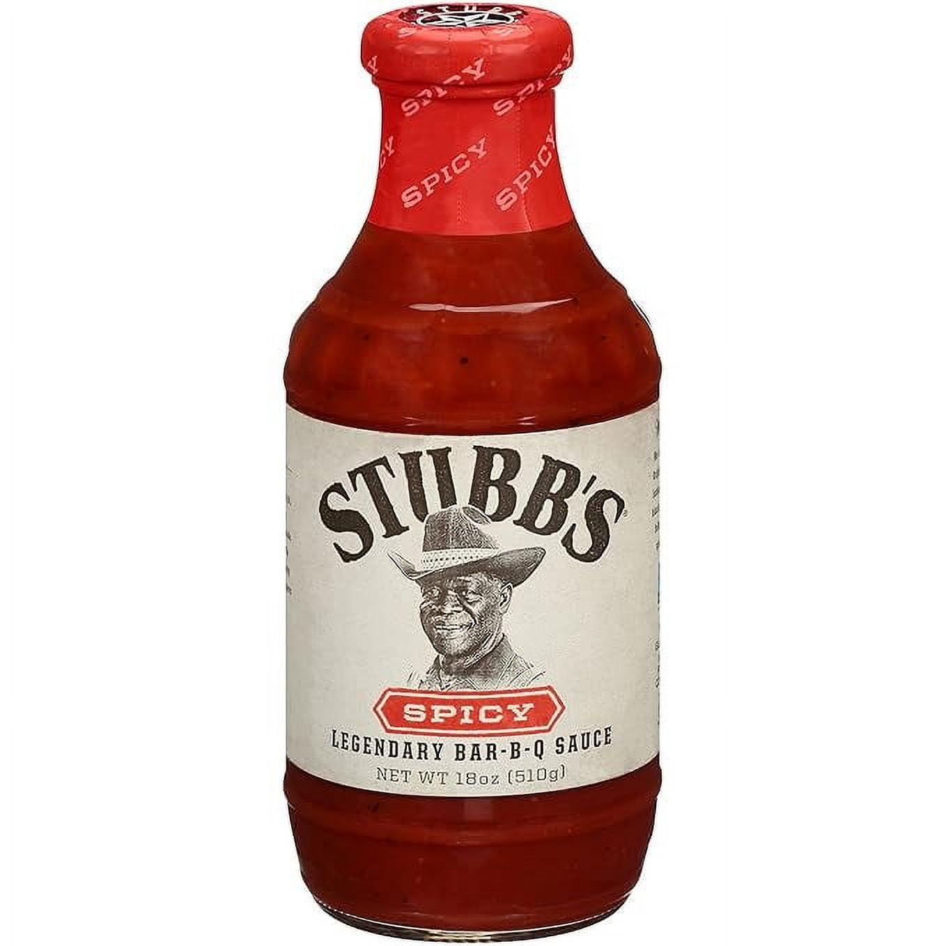 STUBBS SPICY BBQ SAUCE 18OZ