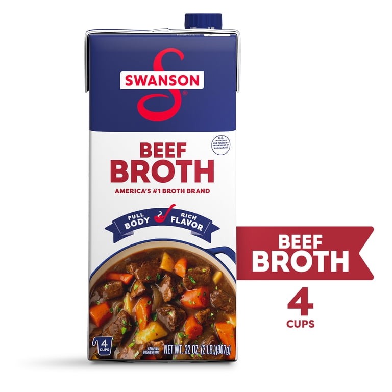 SWANSON BEEF BROTH 32OZ