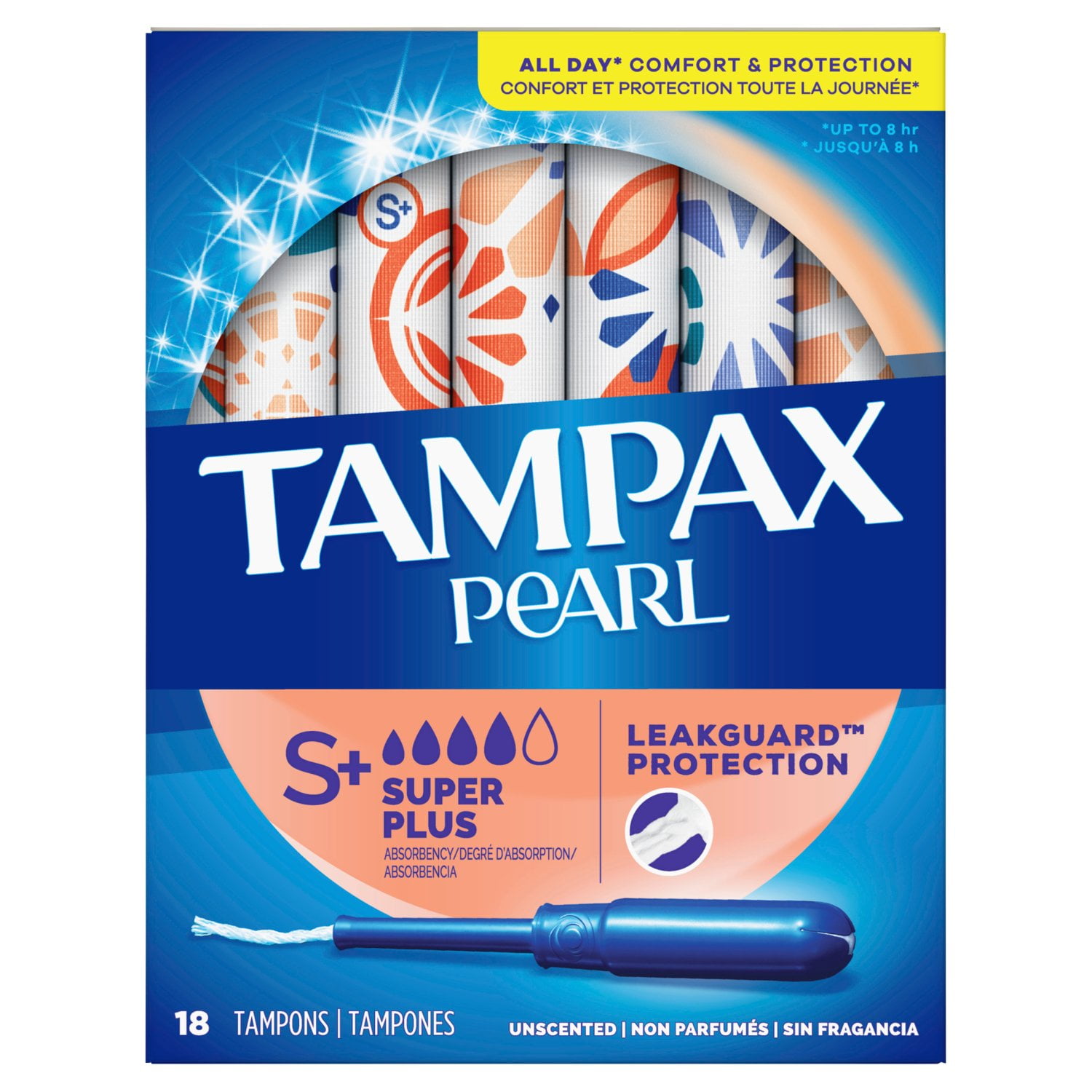TAMPAX TAMPONS PEARL SUPER PLUS 18P
