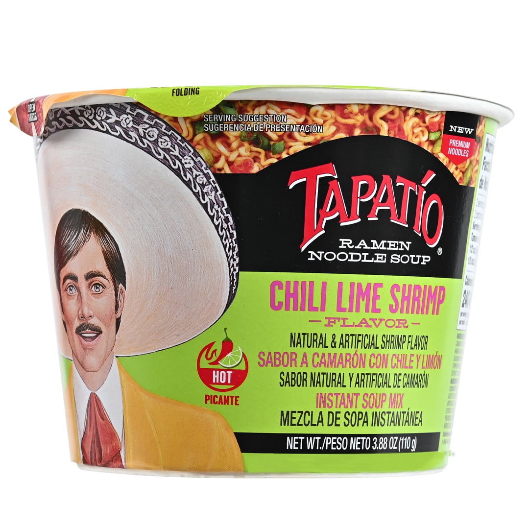 TAPATIO RAMEN NOODLE SOUP CHILI LIME SHR