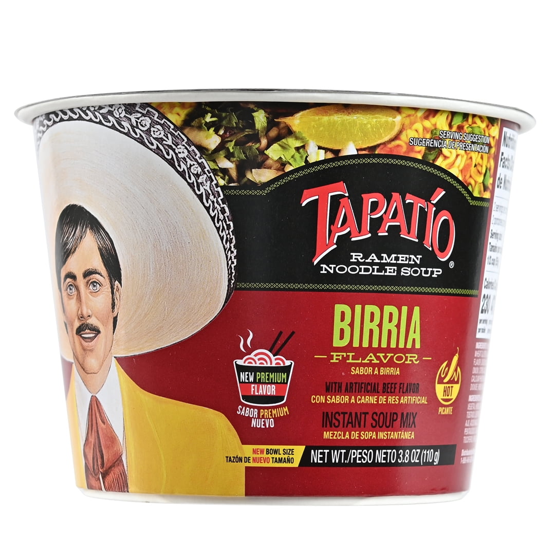 TAPATIO RAMEN NOODLE SOUP BIRRIA 3.8OZ
