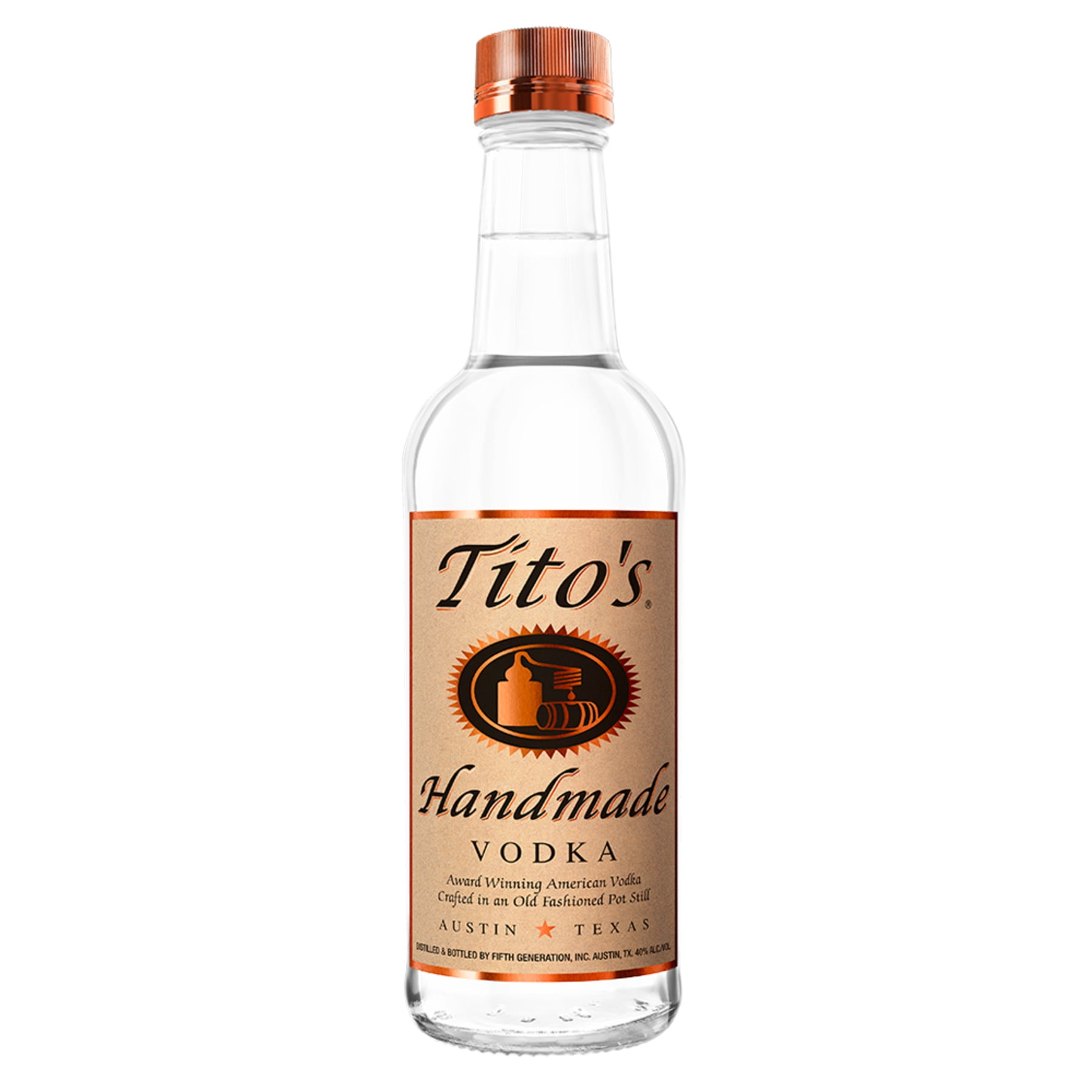 TITOS HANDMADE VODKA 375ML