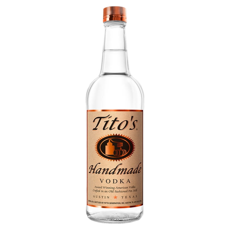 TITOS HANDMADE VODKA 750ML