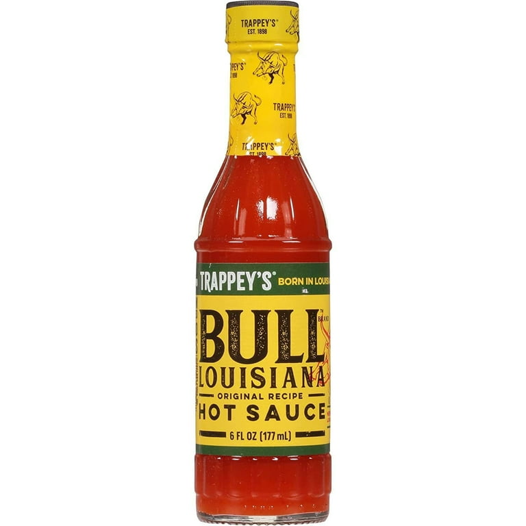 TRAPPEYS BULL HOT SAUCE 6OZ