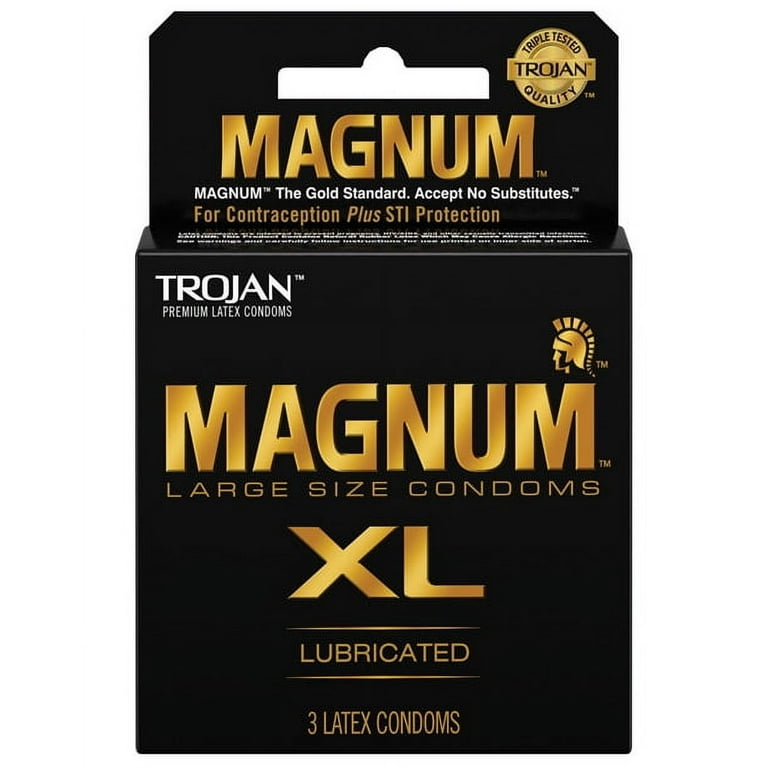 TROJAN CONDOMS MAGNUM XL 3P
