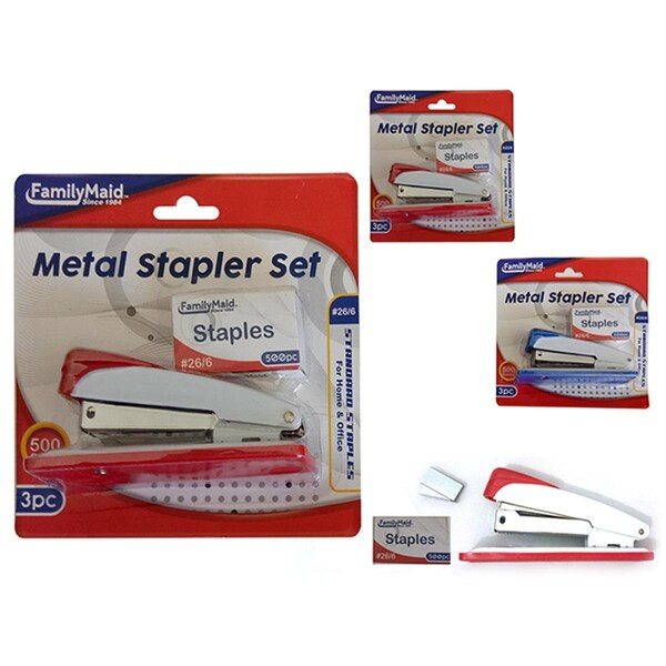FAMILY MAID METAL STAPLER SET