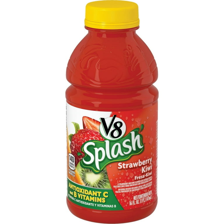 V8 SPLASH STRAWBERRY KIWI 16OZ