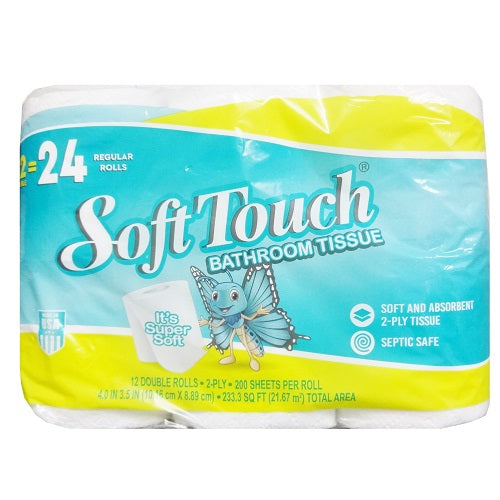 SOFT TOUCH BATH TISSUE SINGLE ROLL