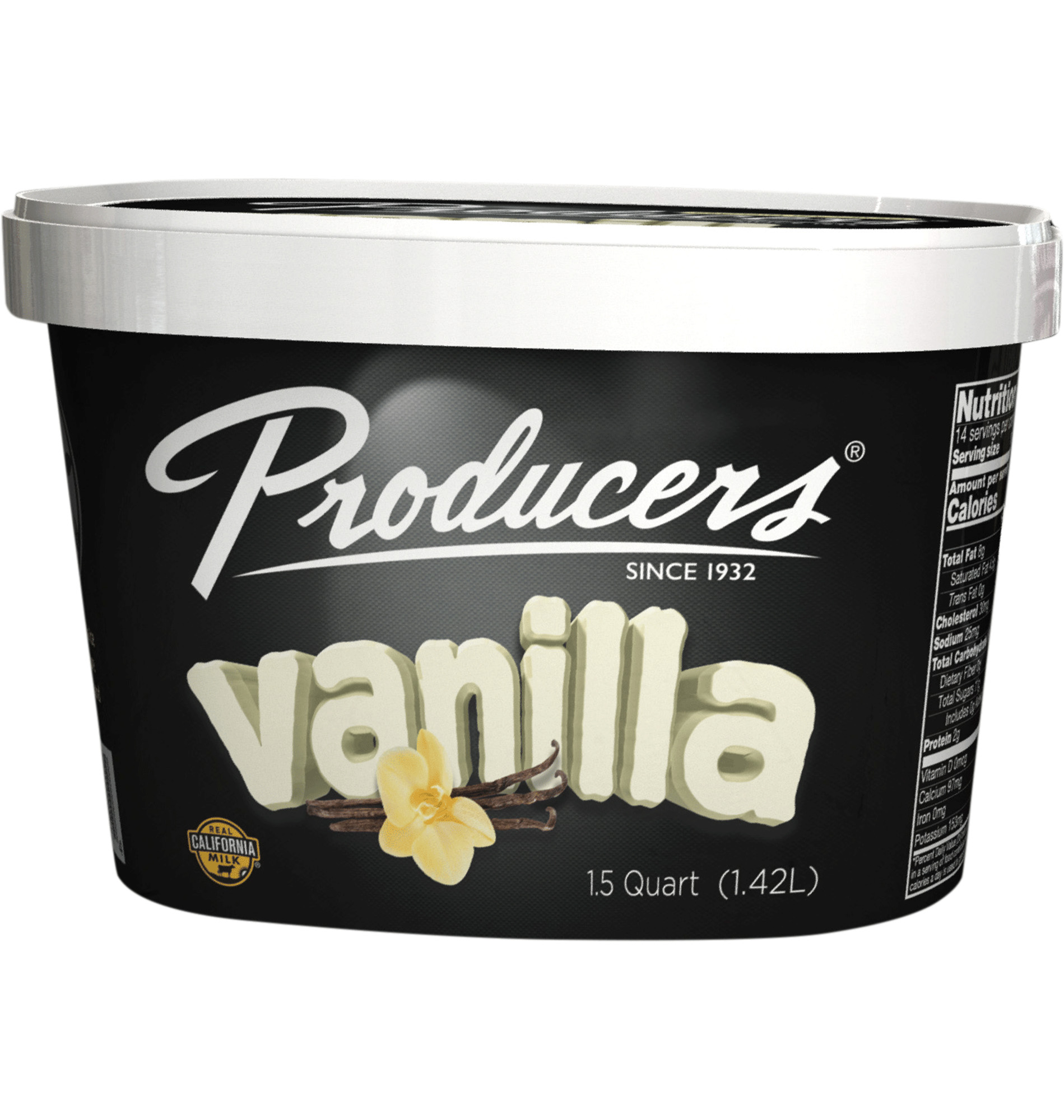 PRODUCERS ICE CREAM VANILLA 1.5QT