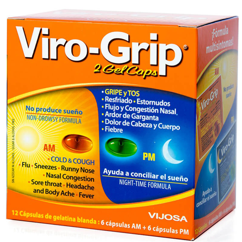 VIRO GRIP PM GEL CAPS 2P