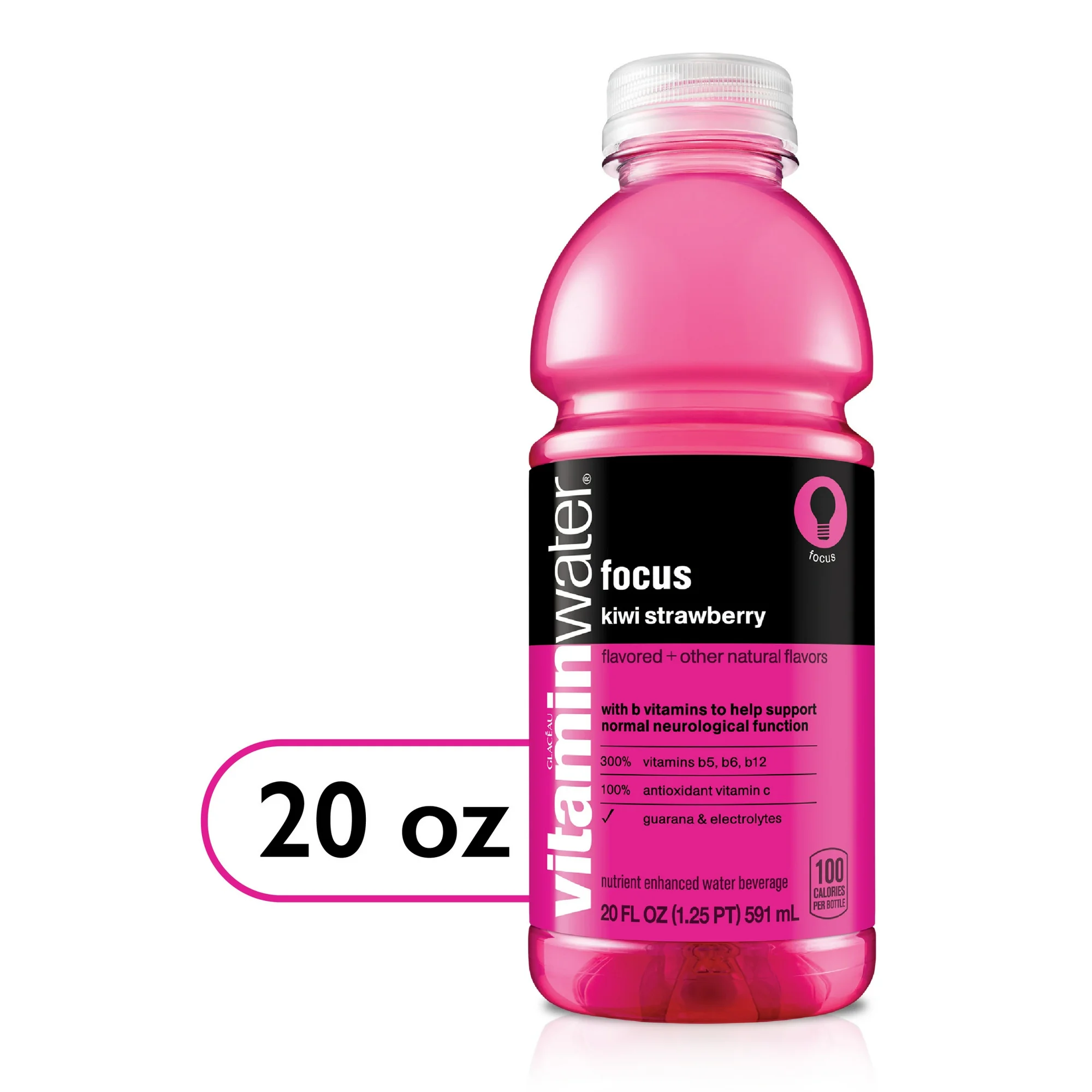 VITAMIN WATER FOCUS 20OZ