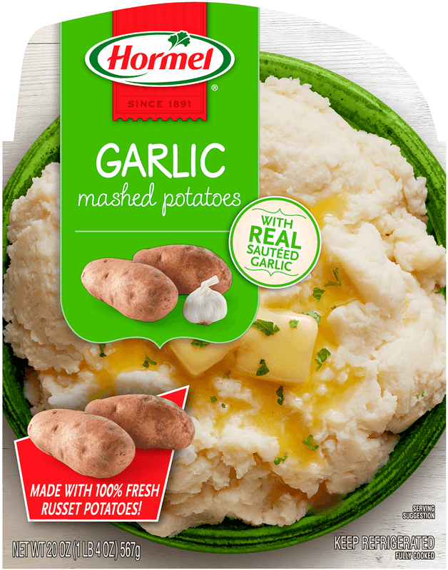 HORMEL MASHED POTATOES GARLIC 20OZ