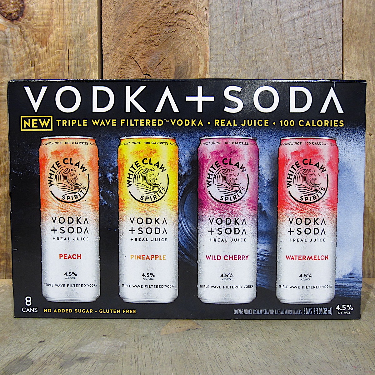 WHITE CLAW SPIRITS VODKA SODAS VARIETY PACK 1 8P