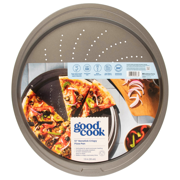 GOODCOOK PIZZA PAN CRISPY 13INCH