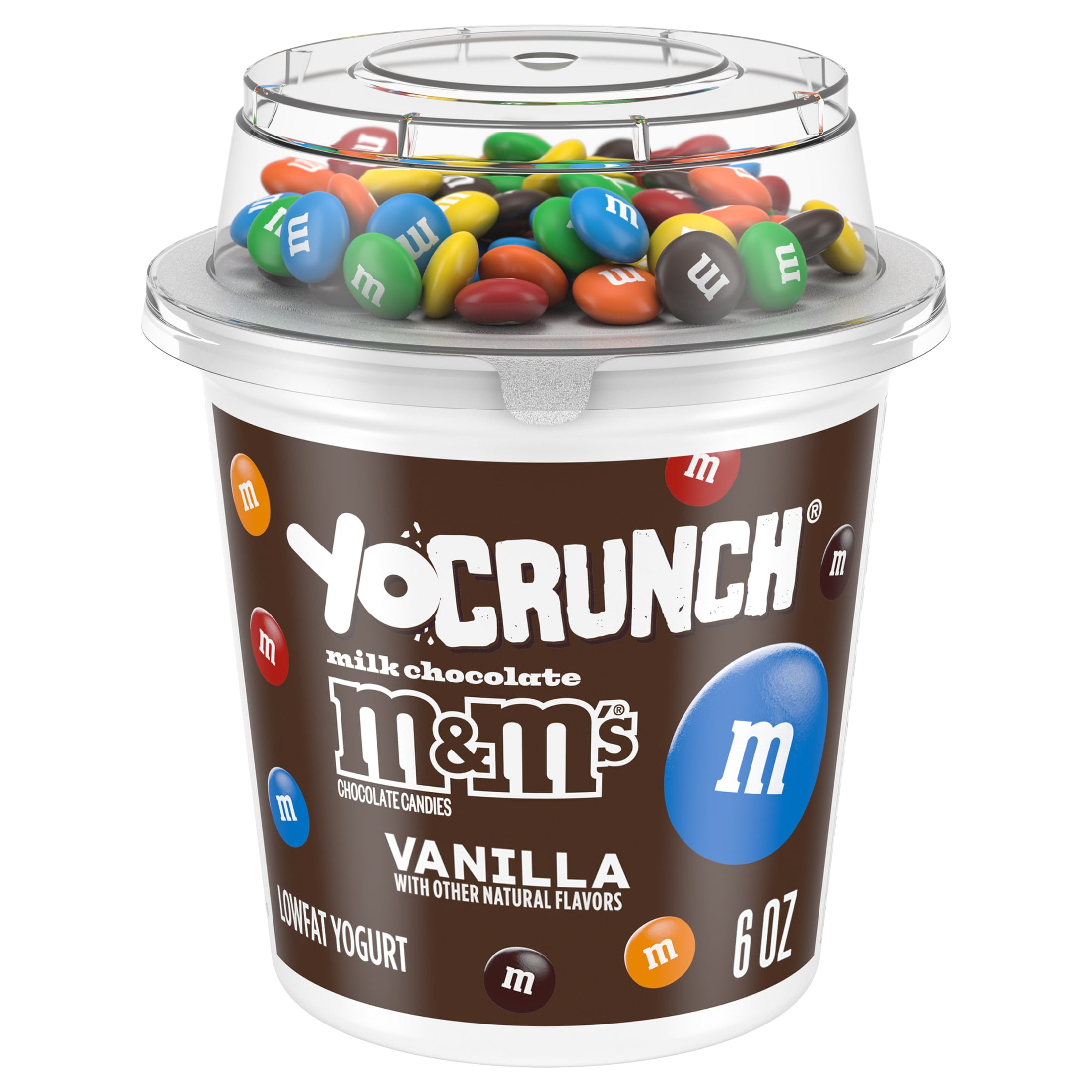 YOCRUNCH M&MS VANILLA 6OZ