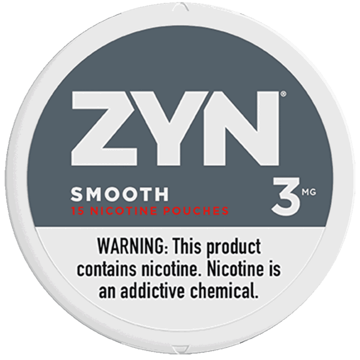 ZYN NICOTINE POUCHES SMOOTH 3MG 15P
