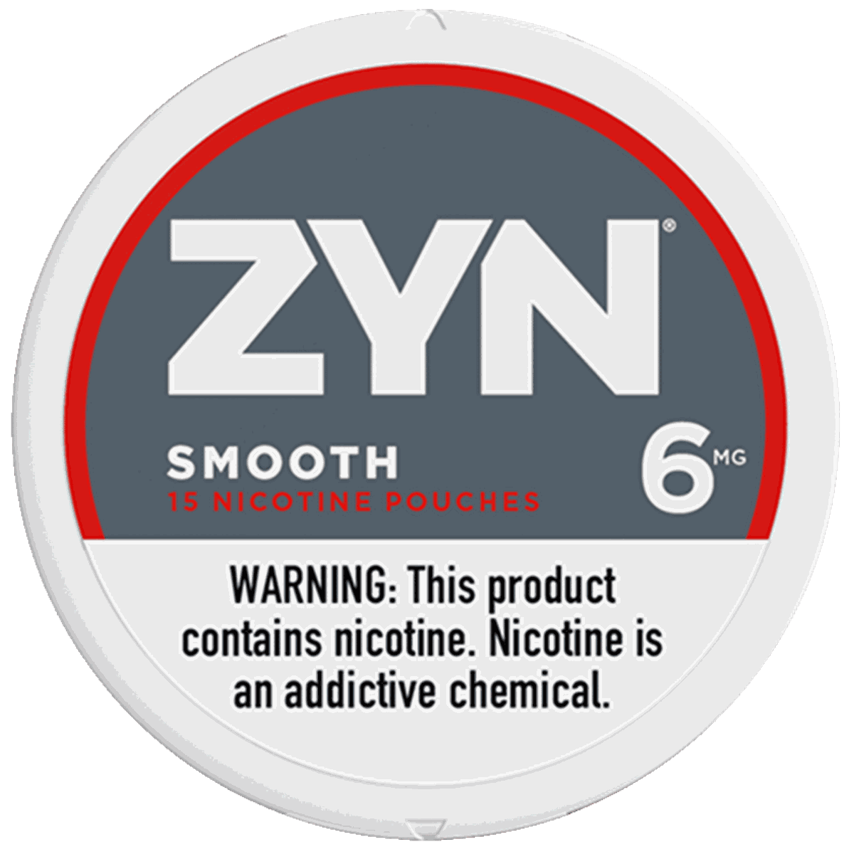 ZYN NICOTINE POUCHES SMOOTH 6MG 15P