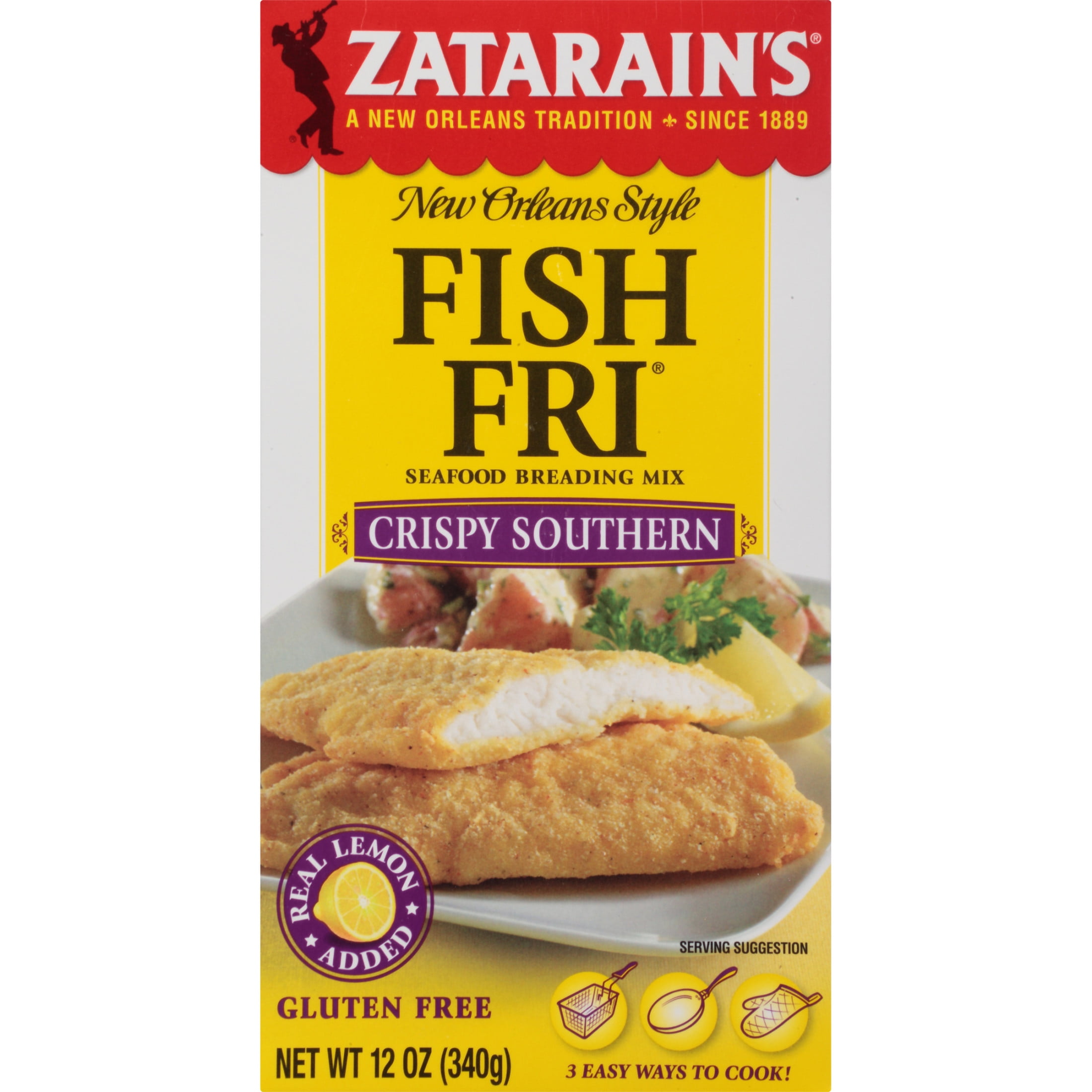 ZATARAINS FISH FRI CRISPY SOUTHERN 12OZ