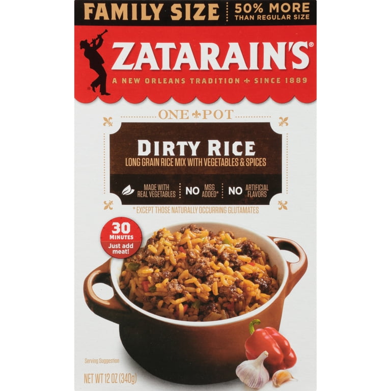 ZATARAINS DIRTY RICE FAMILY SIZE 12OZ