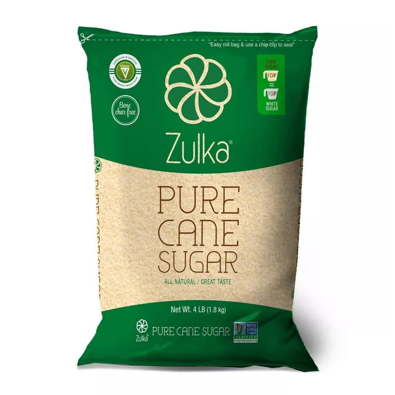 ZULKA CANE SUGAR 4LB